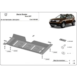 Stalowa osłona DPF Dacia Duster I (2010-2014)